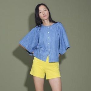 Ilana Kohn Denim Blouse / Buttoned